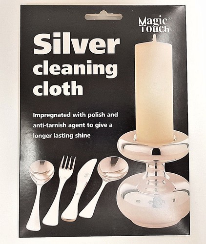 Silver cleaning cloth - silver,
