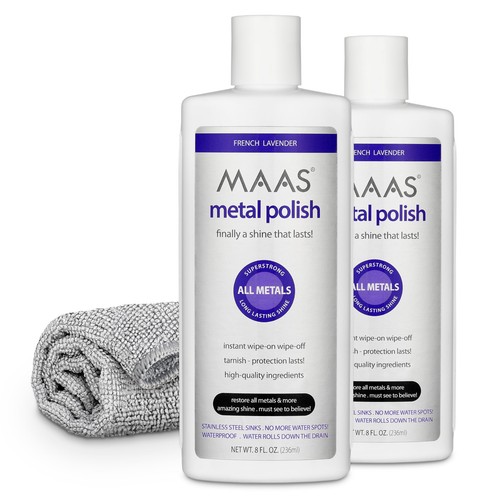Maas metal polish ounce - polish, 8-ounce