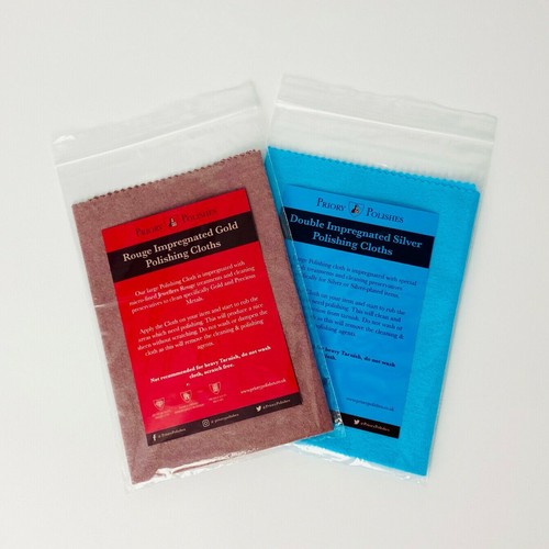 Rouge cloth 1 x - cloth, silver