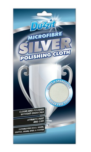 Duzzit microfibre silver - microfibre,