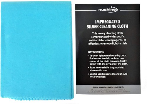 Large silver cleaning cloth - large,