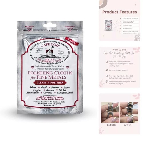 Polishing cloths for metal - for,