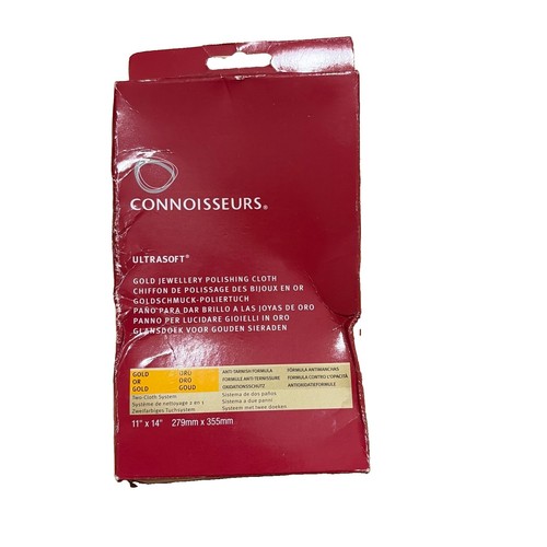 Gold jewellery cleaning cloth - gold,