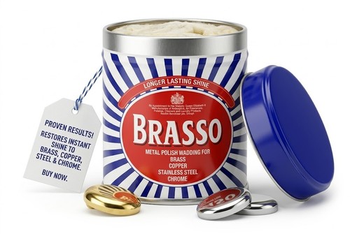 Brasso metal polish - metal,